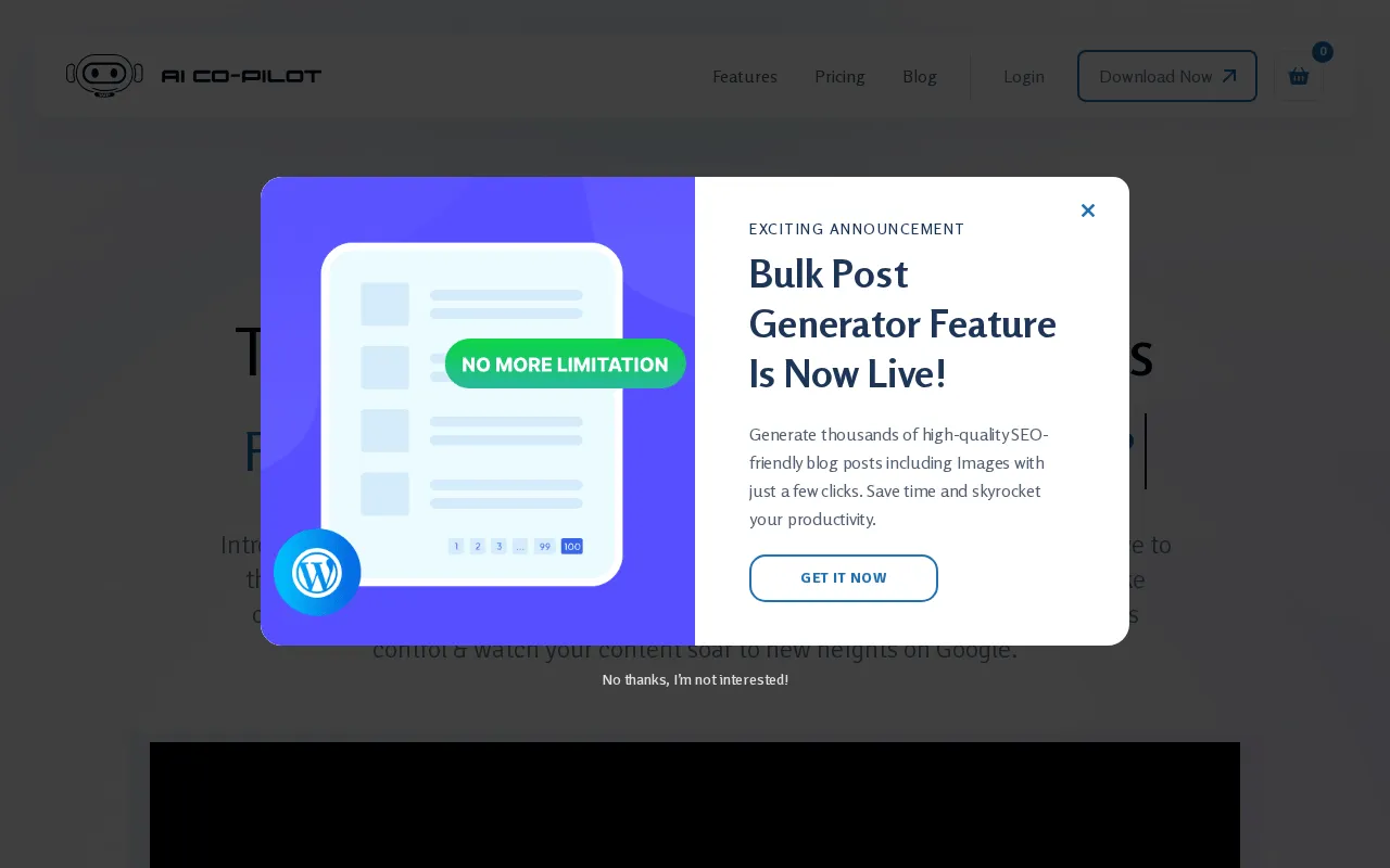 WP AI CoPilot — preview screenshot
