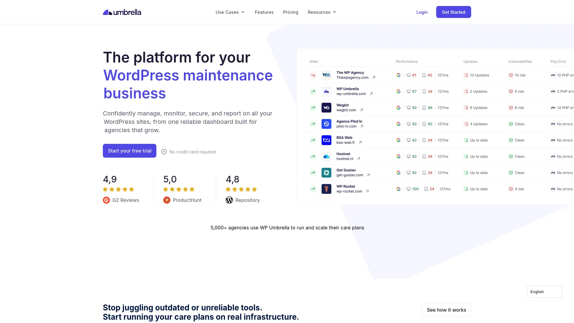 WP Umbrella — preview screenshot