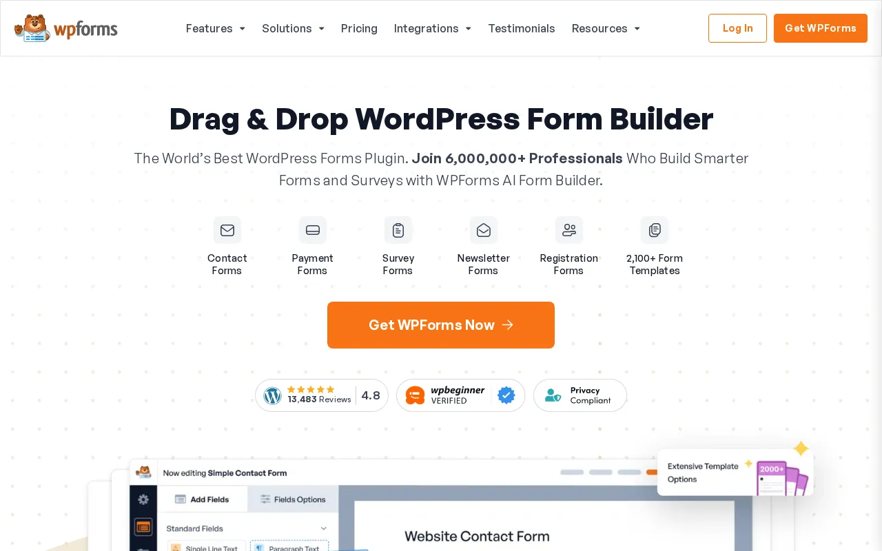 Wpforms — preview screenshot
