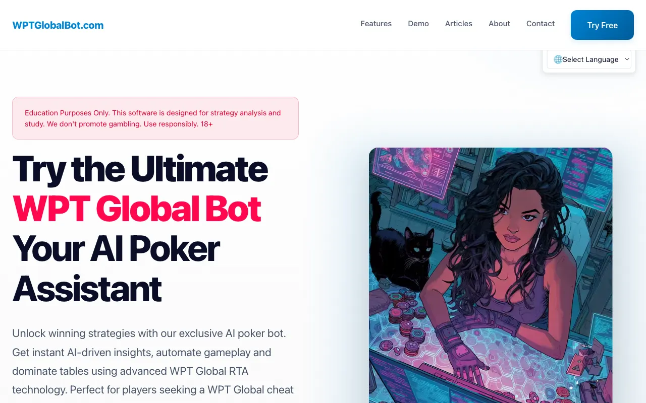 WPTGlobalBot.com — preview screenshot