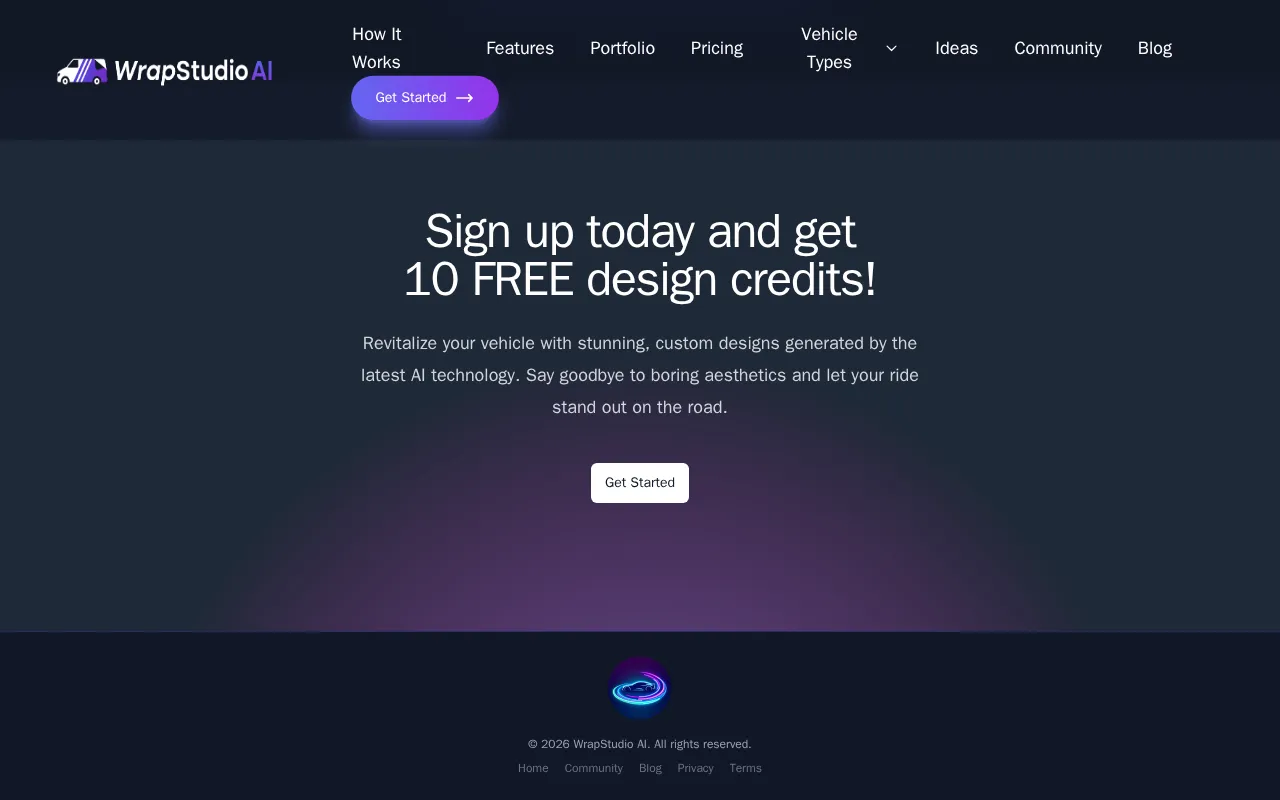 WrapStudio AI — pricing page