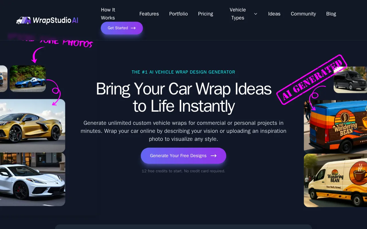 WrapStudio AI — preview screenshot