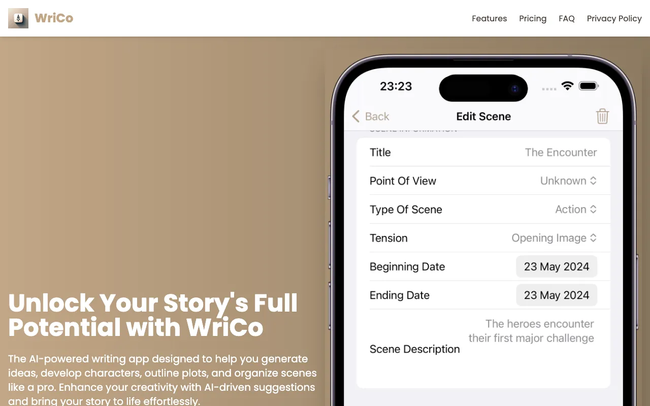 WriCo — preview screenshot