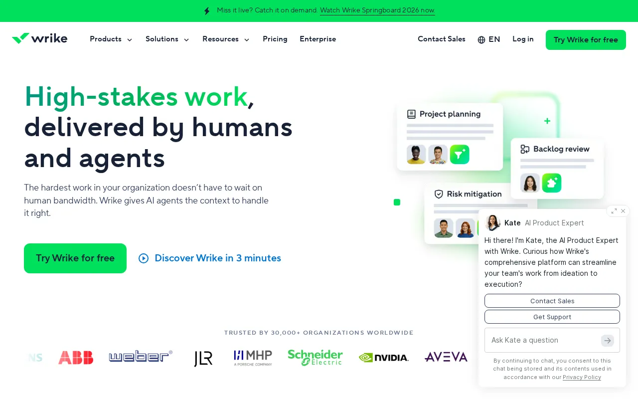 Wrike — preview screenshot