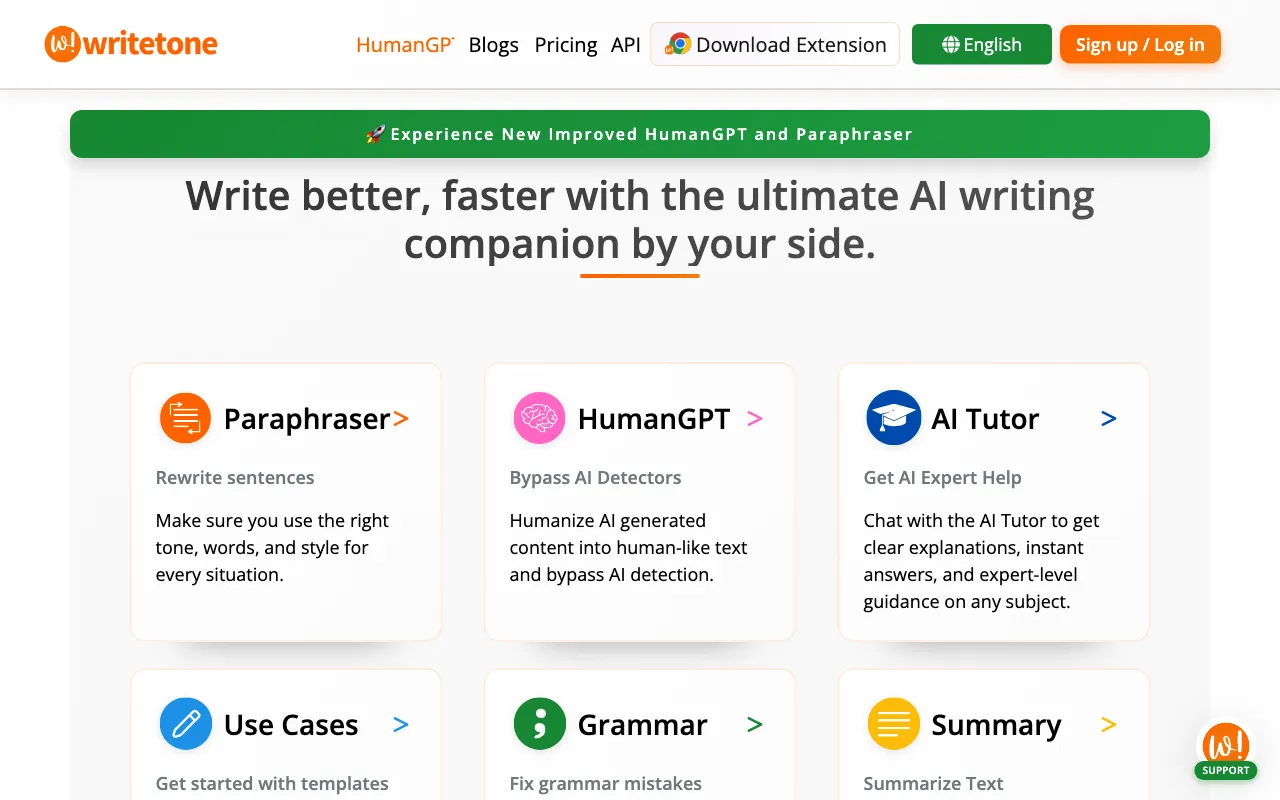 Write Tone — preview screenshot