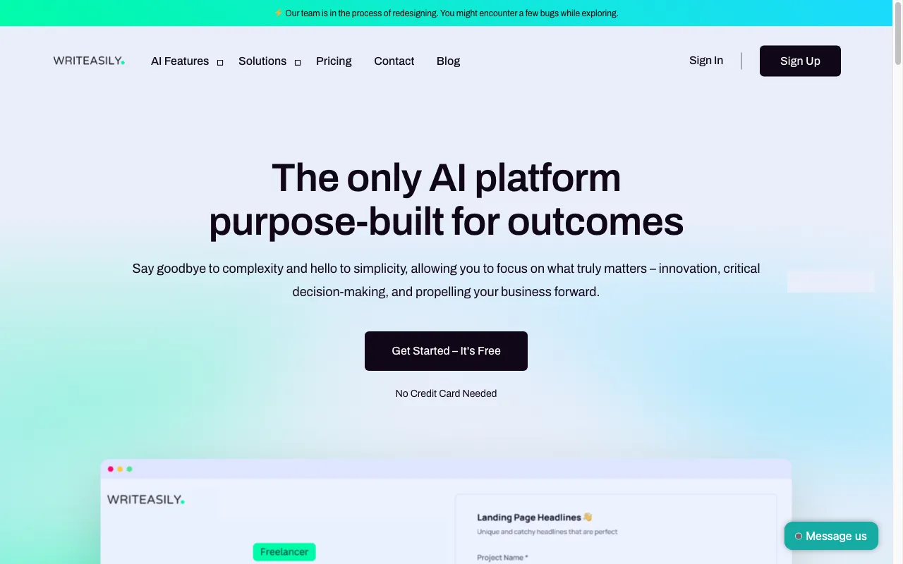 Writeasily — preview screenshot