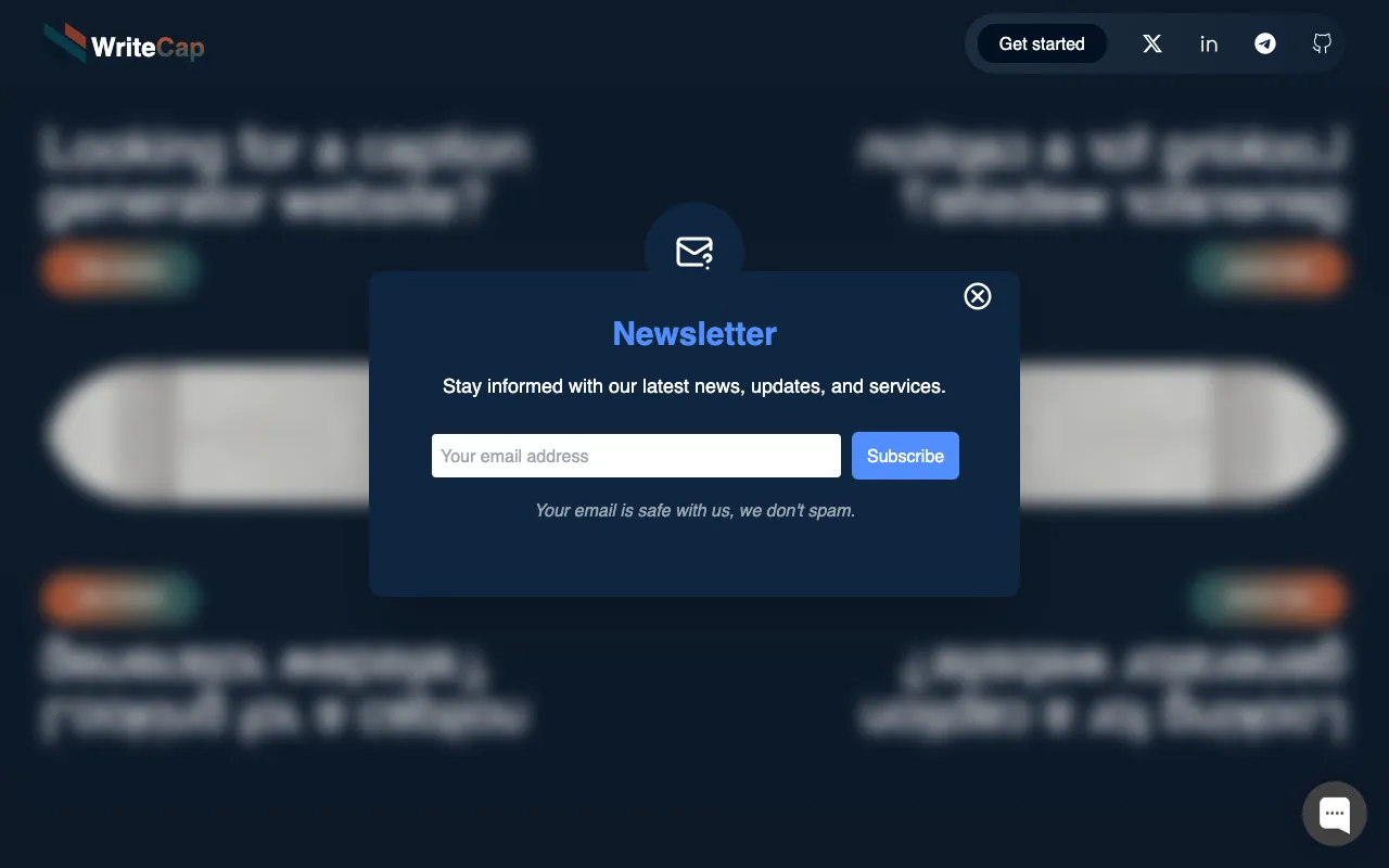 WriteCap — preview screenshot