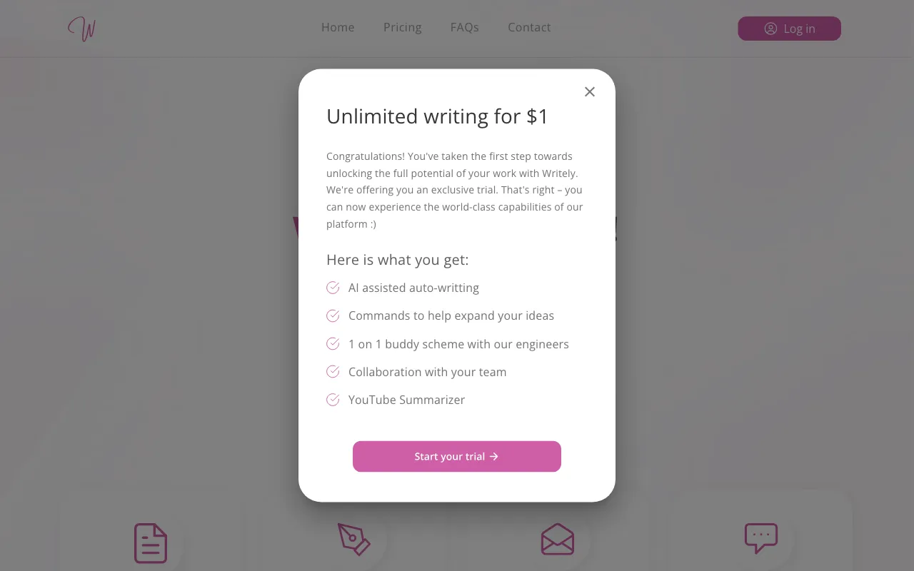 Writely — preview screenshot