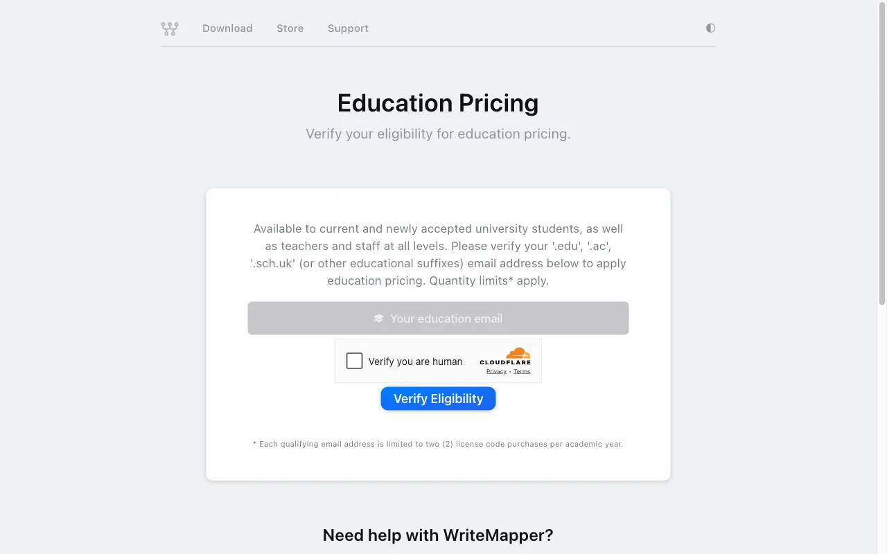 WriteMapper 4 — pricing page