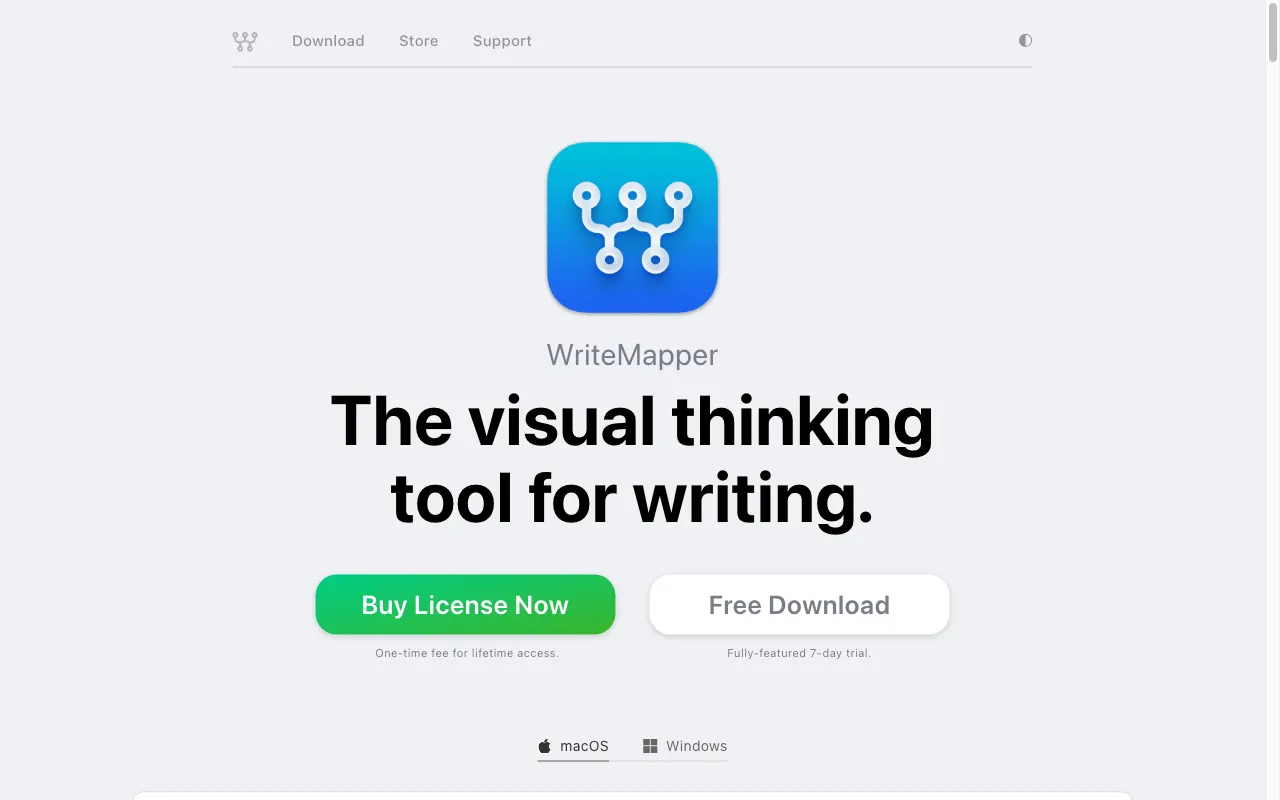 WriteMapper 4 — preview screenshot