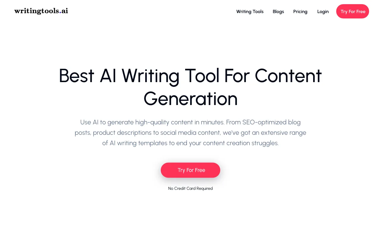 WritingTools.ai — preview screenshot