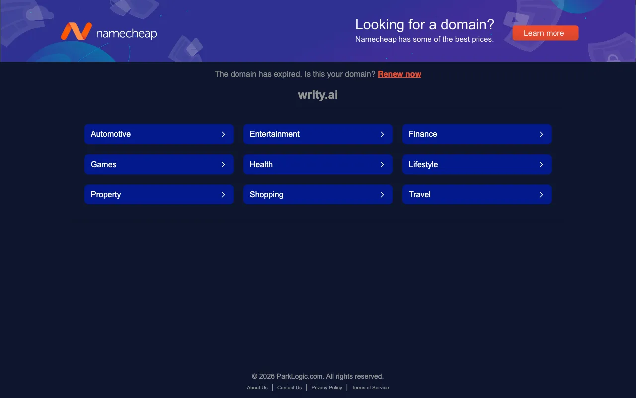 writy.ai — preview screenshot