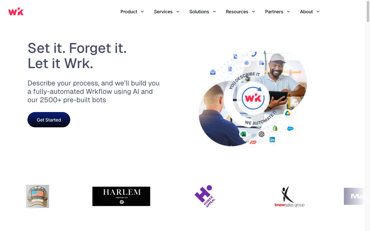 Wrk Automation — preview screenshot