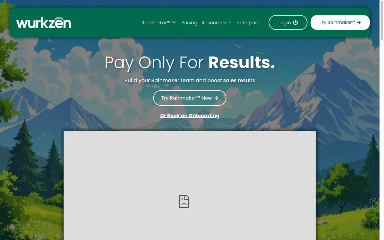Wurkzen — pricing page