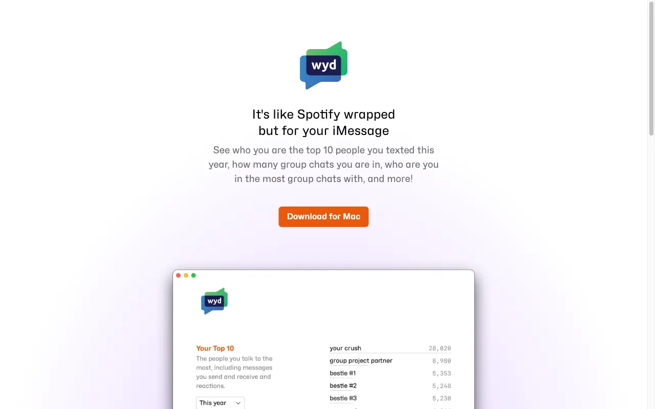 wyd.chat — preview screenshot