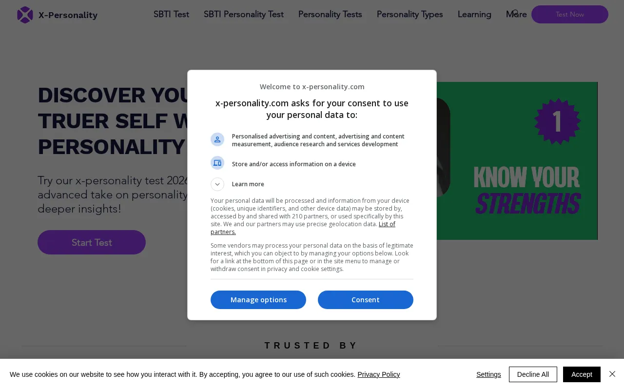 X-Personality — preview screenshot