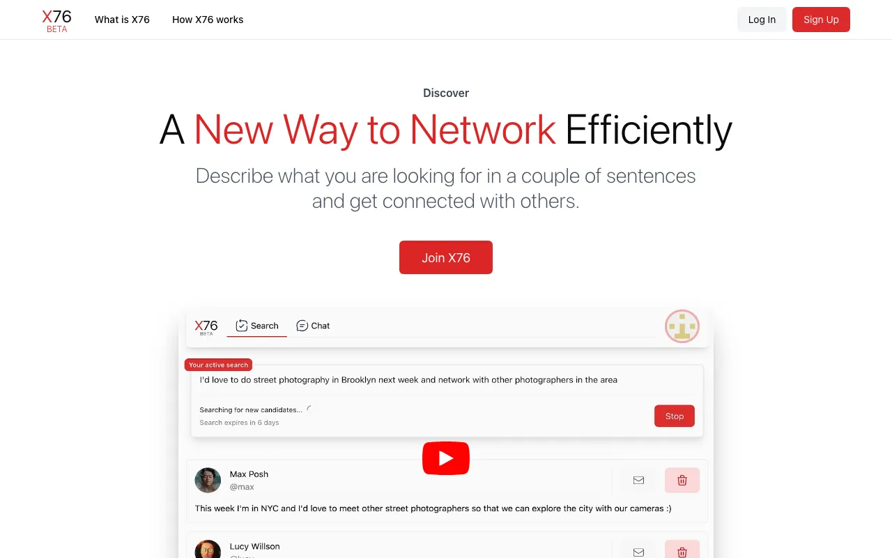 X76 — preview screenshot