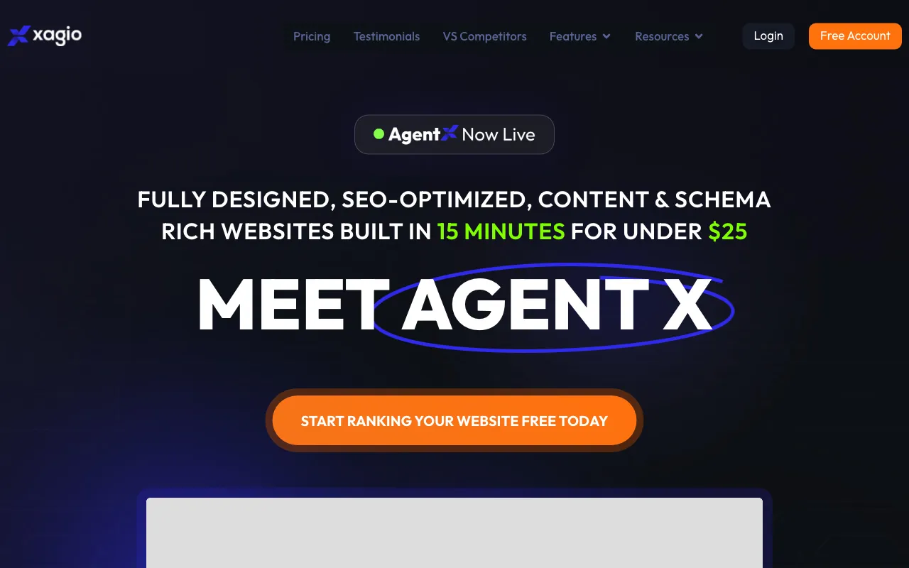 Xagio — preview screenshot