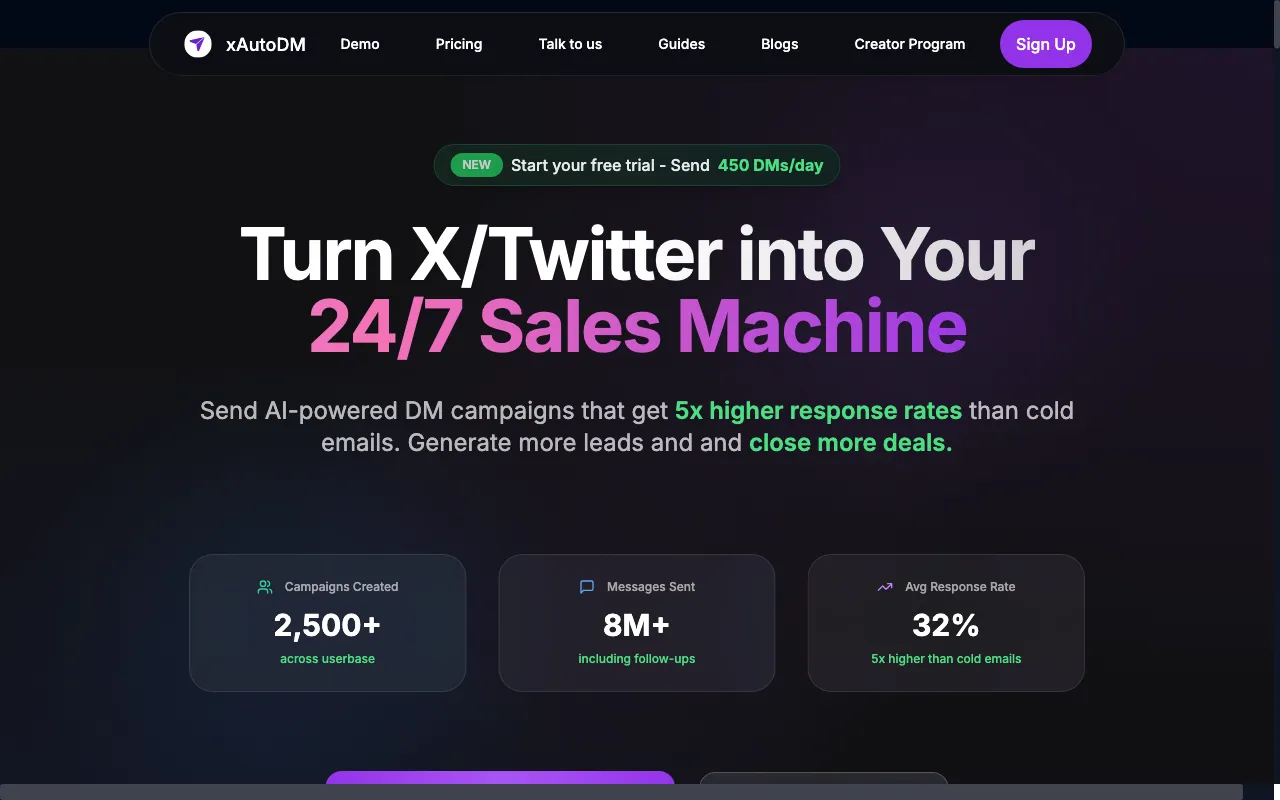 xAutoDM — preview screenshot