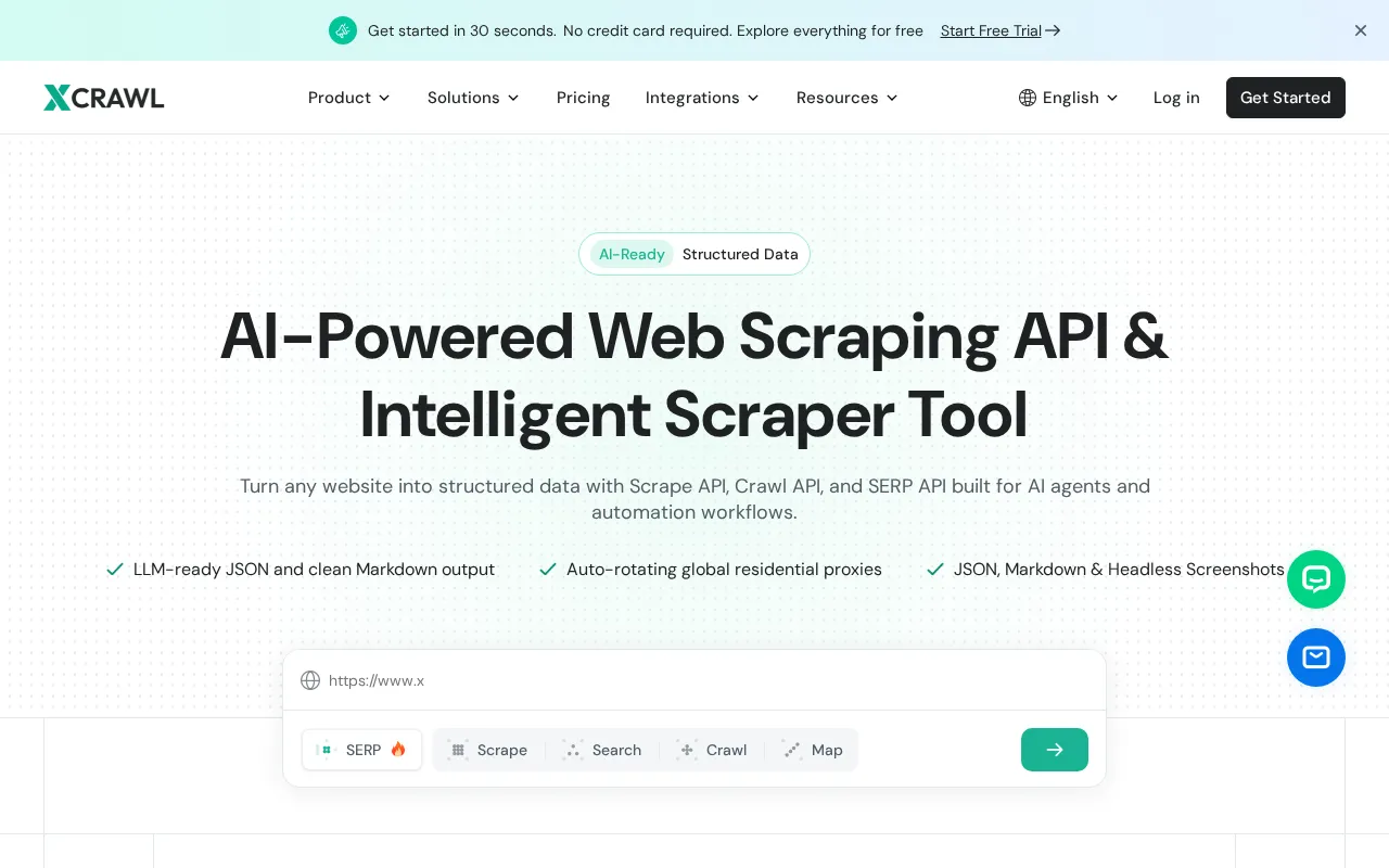 XCrawl — preview screenshot