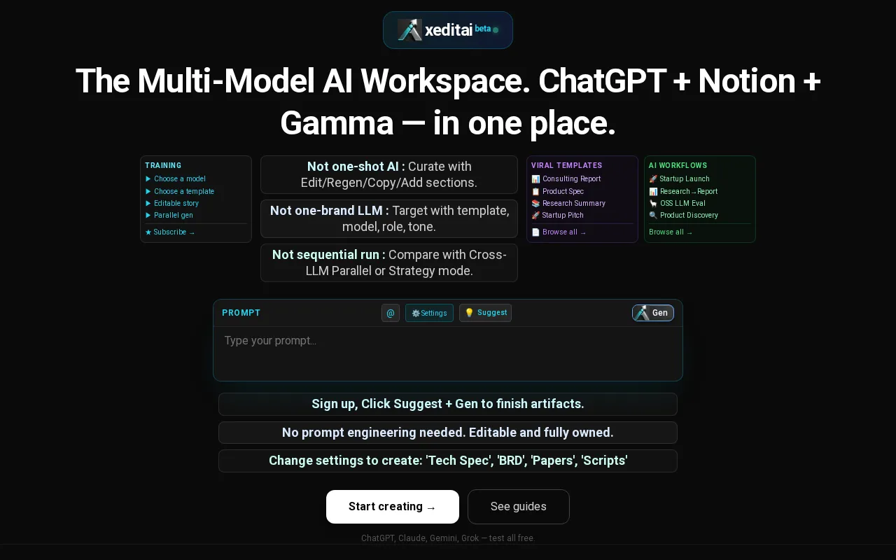 xeditai — preview screenshot