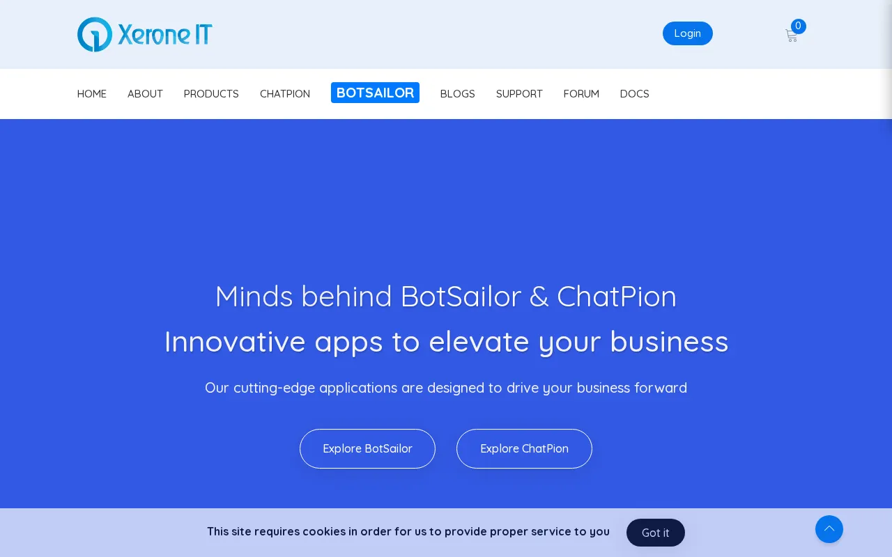 Xerone IT — preview screenshot