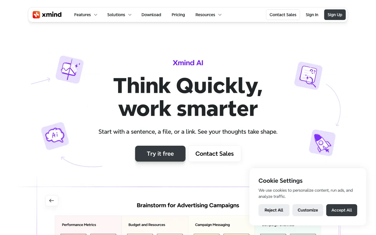 Xmind AI — preview screenshot
