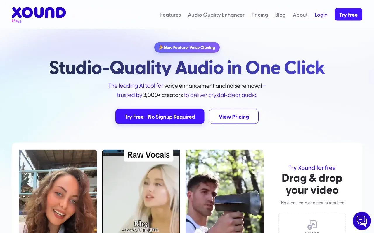 Xound.io — preview screenshot