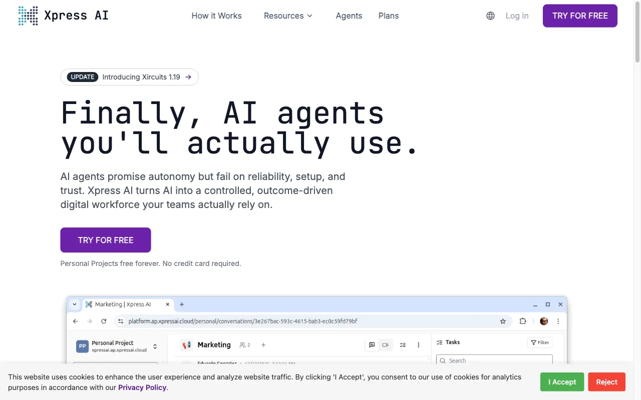 Xpress AI — preview screenshot