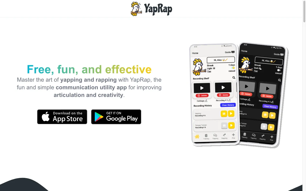 YapRap — preview screenshot