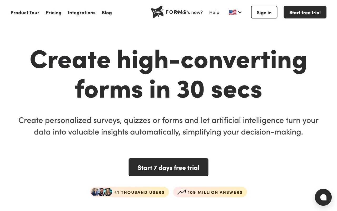 Yay! Forms — preview screenshot