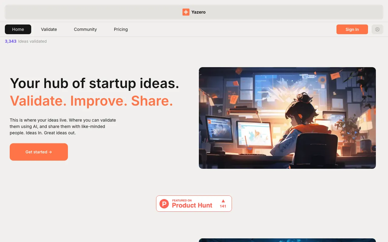 Yazero — preview screenshot