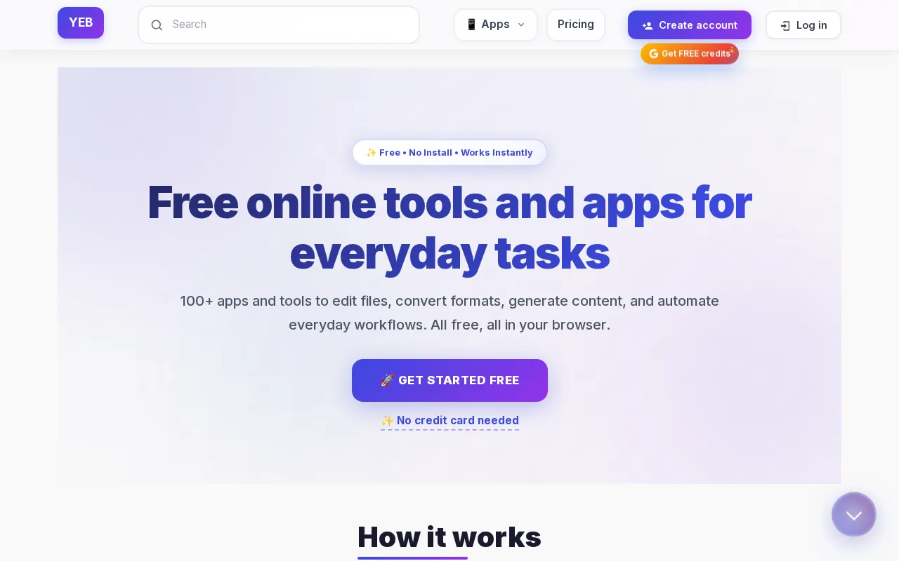 YEB — preview screenshot