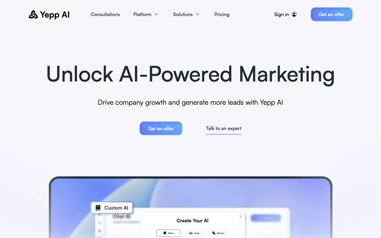 Yepp AI — preview screenshot