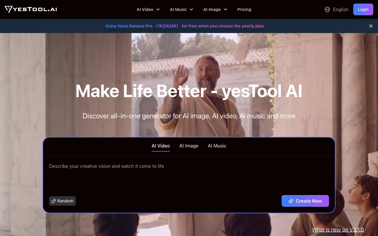 yesTool AI — preview screenshot