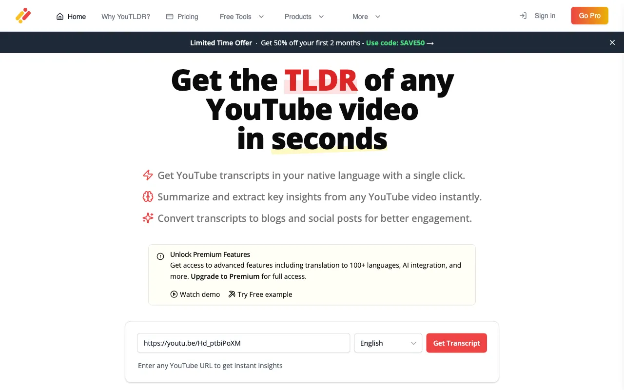 YOU-TLDR 2.0 — preview screenshot