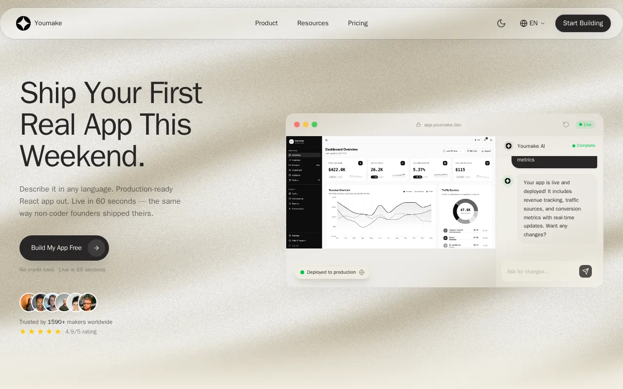 Youmake — preview screenshot