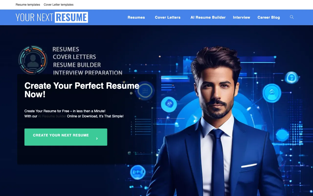 Your NEXT Resume — preview screenshot