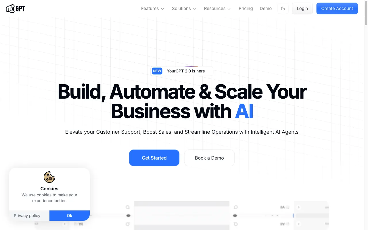 YourGPT Chatbot — preview screenshot