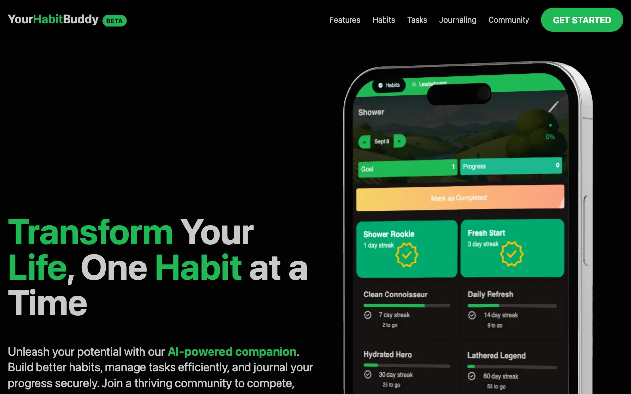 YourHabitBuddy — preview screenshot