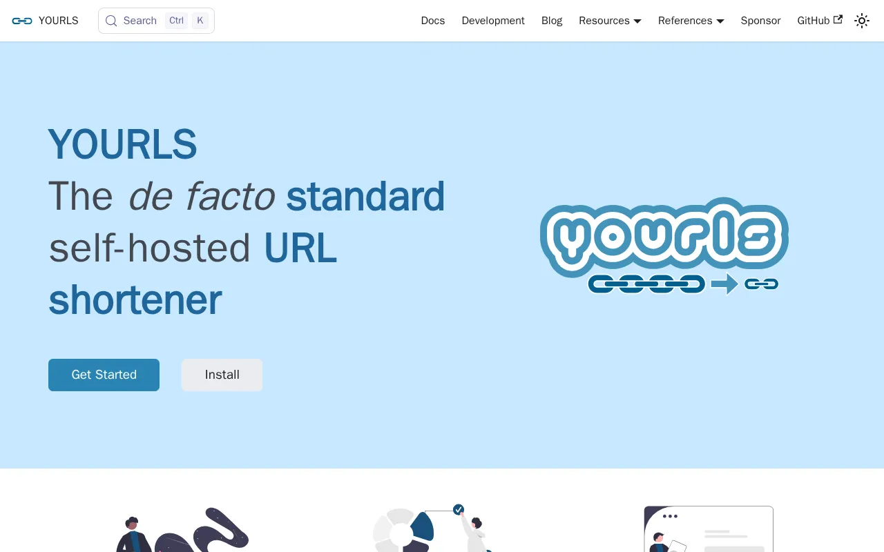 Yourls — preview screenshot