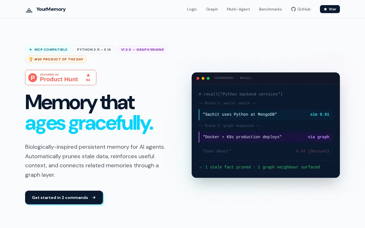 YourMemory — preview screenshot