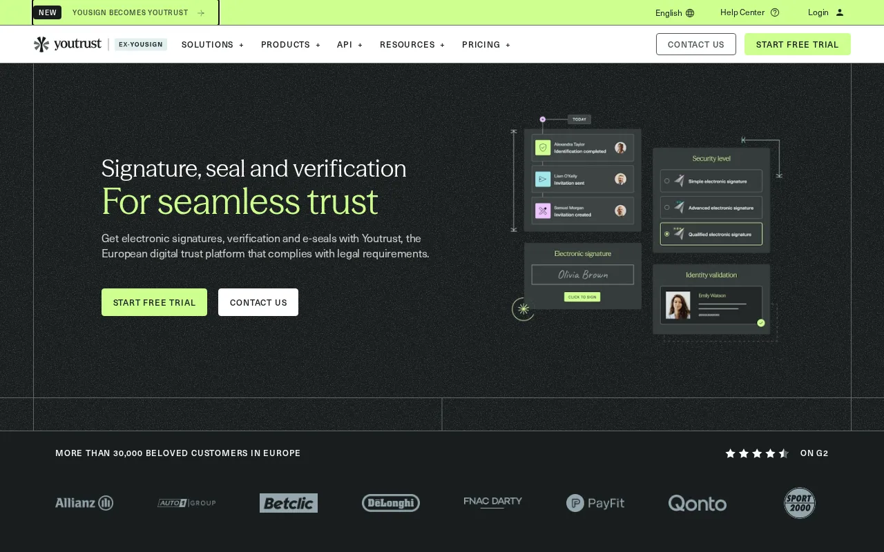 Youtrust — preview screenshot