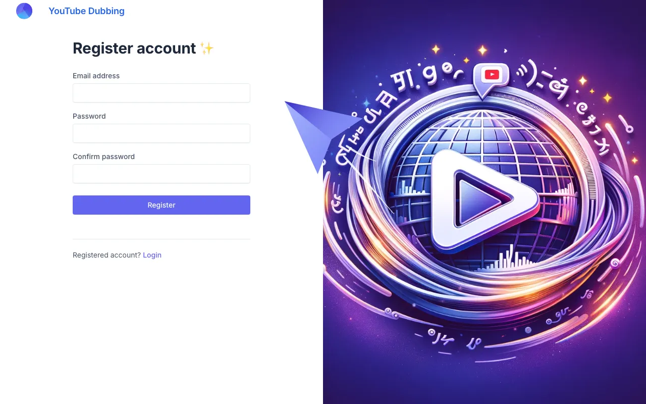 YouTube Dubbing — preview screenshot