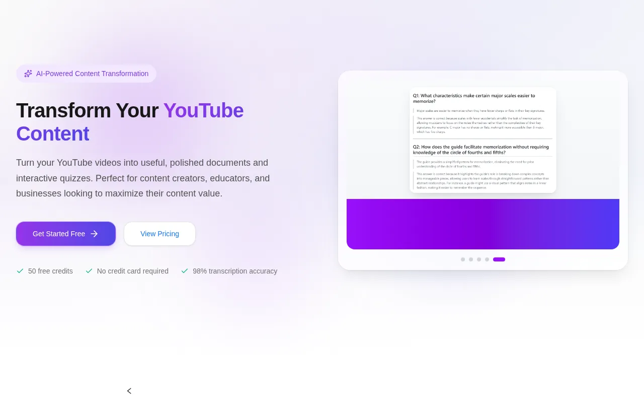 YouTubeTranscriptOptimizer — preview screenshot
