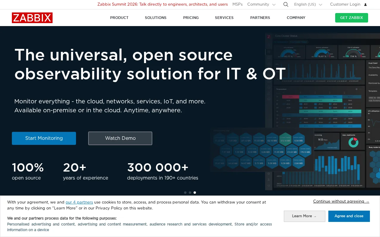 Zabbix — preview screenshot