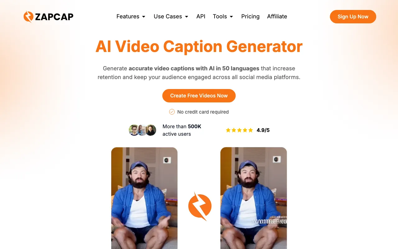 ZapCap — preview screenshot