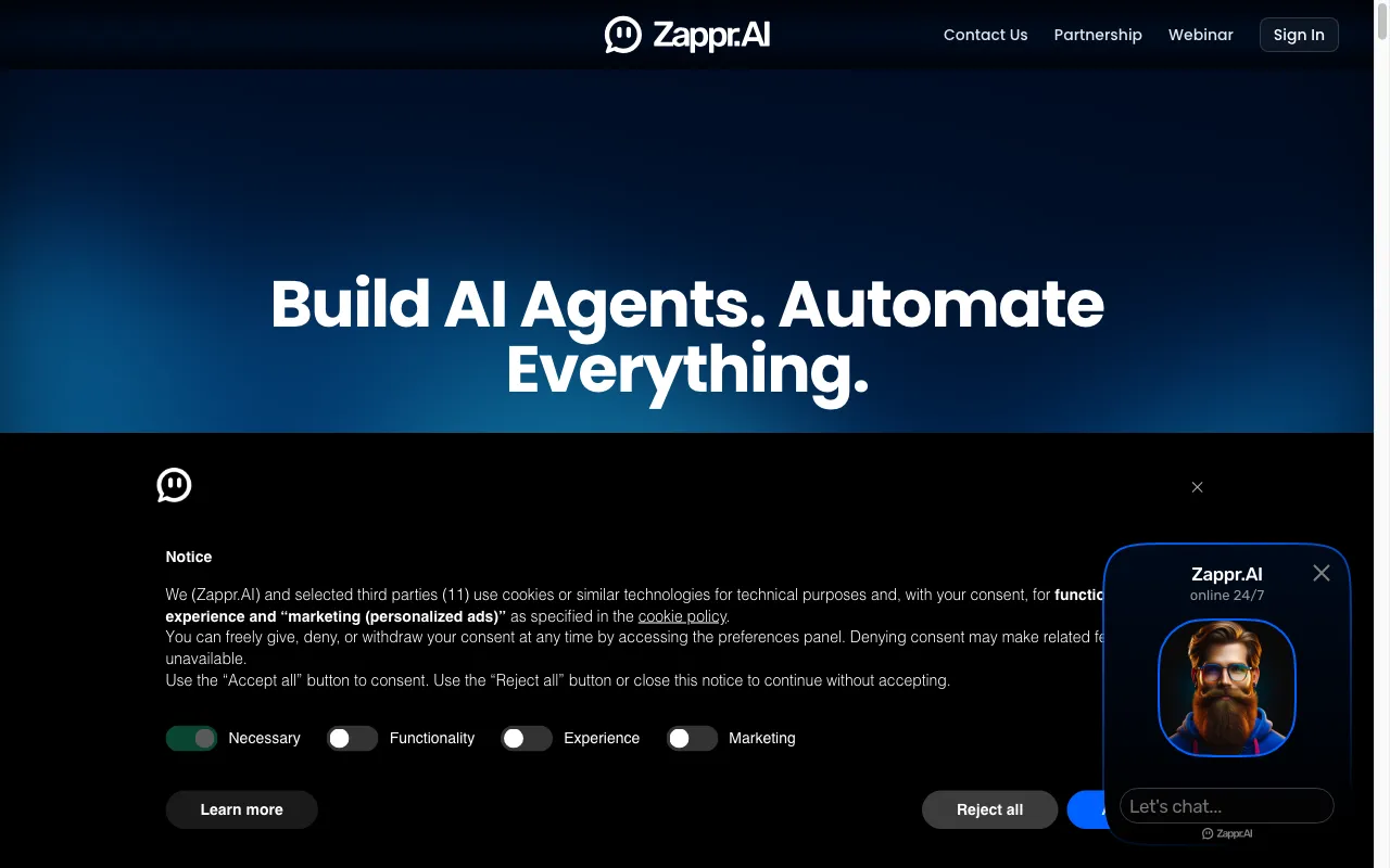Zappr.AI — preview screenshot