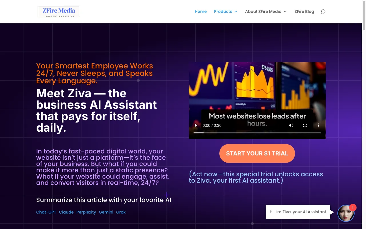 ZFire Media — preview screenshot