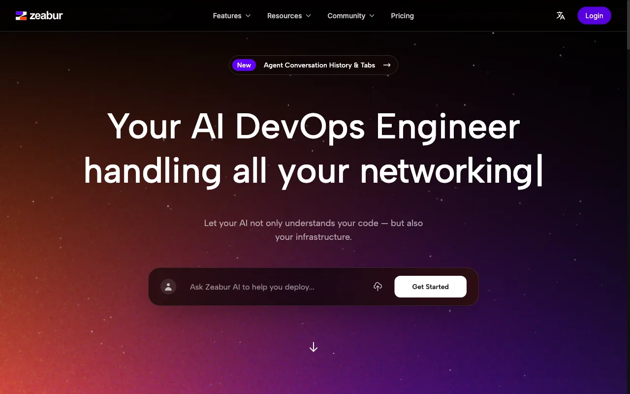 Zeabur — preview screenshot